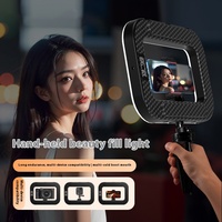 Lampe Annulaire LED Polyvalente Portable avec Trépied et Support Stabilisateur pour Vlogging Extérieur, Smartphone et Éclairage Photographique