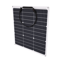 Panneau solaire monocristallin flexible 100W 150W 200W, module solaire léger et pliable pour camping-car, bateau, toit, camping