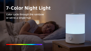 Nouvel humidificateur ultrasonique à brume froide de 4 L pour grande pièce, humidificateur d'air commercial pour la maison avec veilleuse 7 couleurs - Product Image 5