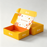 Échantillon gratuit d'emballages d'expédition biodégradables personnalisés, boîtes de courrier écologiques, boîtes de courrier cadeaux avec logo