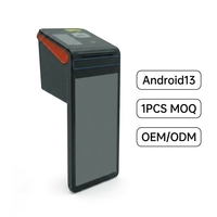 Mesin Terminal Pos Android13.0 Mobile Handheld All in One dengan Printer, Layar Sentuh, Sistem Pos Android untuk Penjualan