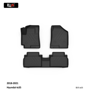 Tappetino Eco 3D TPE di lusso che si adatta perfettamente a <span class=keywords><strong>Hyundai</strong></span> <span class=keywords><strong>IX35</strong></span> copri 2018 2021 alta antiscivolo per auto <span class=keywords><strong>tappetini</strong></span> impermeabili - Product Image 1