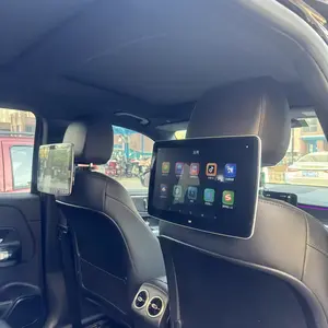Pantalla táctil universal publicidad Android 12 Monitor de reposacabezas de coche pantallas de reposacabezas de TV de 14 pulgadas para coches Taxi