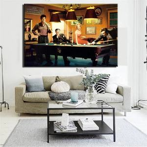 Peinture sur toile <span class=keywords><strong>de</strong></span> <span class=keywords><strong>film</strong></span> célèbre, affiches et imprimés Quadros, Art mural - Product Image 2