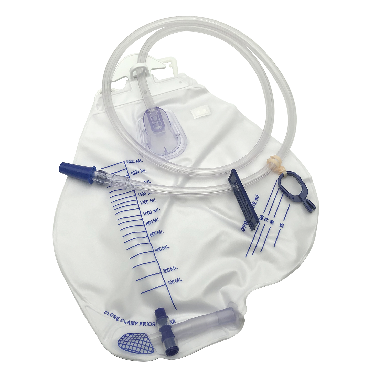 Sac de drainage d'urine jetable médical stérile pour hommes sac d'urine de voyage portable d'urgence pour urinoir