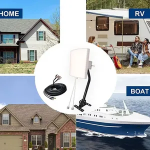 Antena Exterior <span class=keywords><strong>MIMO</strong></span> 2x2 con Ganancia de 14dBi, Totalmente Compatible con 5G, 4G, LTE y WiFi, Admite Múltiples Operadores, Mejora la Señal del Hogar - Product Image 5