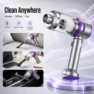 20kPa Brushless Cordless Handheld <b>Vacuum</b> Cleaner 3-in-1 <b>Portable</b> Mini Car <b>Vacuum</b> Air Duster Blower Inflator Home Office Auto - Product Image 2