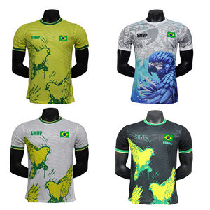 Shorts de football pour hommes style brésilien SMVP, qualité thaïlandaise originale, édition fan 2026, séchage rapide, respirant, 100 % polyester - Product Image 1