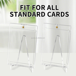 Étui magnétique One Touch 35PT pour cartes, protection UV, étui transparent en acrylique pour cartes de sport (baseball, football) et cartes à collectionner TCG - Product Image 4