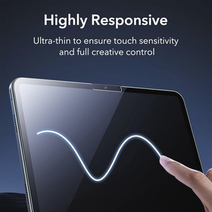 Protector de Pantalla de Vidrio Templado 9H para <span class=keywords><strong>iPad</strong></span> de <span class=keywords><strong>12.9</strong></span> Pulgadas, Película de Vidrio a Prueba de Explosiones para <span class=keywords><strong>iPad</strong></span> <span class=keywords><strong>Pro</strong></span> de 11 Pulgadas, Antiarañazos - Product Image 2