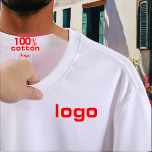 Camiseta de Hombre de Alta Calidad, 100% Algodón, Corte Regular, Tejido Grueso, con Impresión Serigráfica, Ecológica, de Secado Rápido, Tallas Grandes - Product Image 2