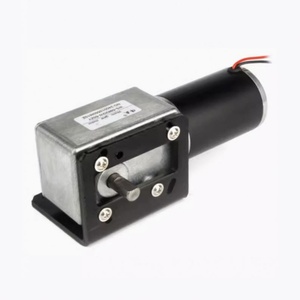 5882-50ZY 12V 24V 220KG DC <b>Worm</b> <b>Geared</b> Motor 1.5-296RPM Reversible Adjustable Speed With Self Lock for Electric Curtains - Product Image 4