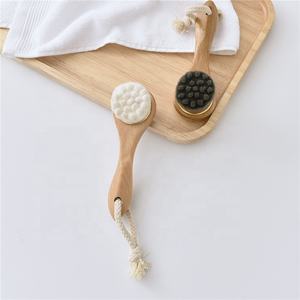 <span class=keywords><strong>Brosse</strong></span> en bois en bambou écologique, 1 pièce, <span class=keywords><strong>brosse</strong></span> de nettoyage du <span class=keywords><strong>visage</strong></span>, tête noire, nettoyage en profondeur - Product Image 5