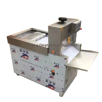Nouvelle machine à trancher la viande congelée électrique automatique CNC à haute efficacité, en acier inoxydable, pour usage commercial, réglable