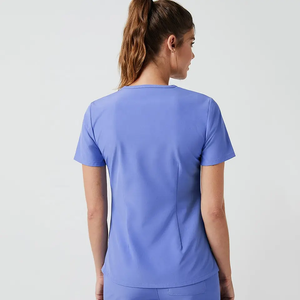OEM venta al por mayor de alta calidad mezclas de algodón Unisex médico enfermera uniforme conjunto Hospital Scrubs para médico clínicas gran oferta uniformes - Product Image 6
