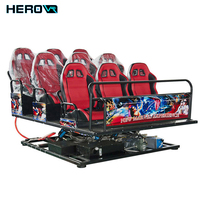 HEROVR Dynamic Platform VR Máquina de juego 6-12 asientos Simulador de realidad virtual Aluminio Mini X Rider 3D 4D 5D Cine para uso doméstico