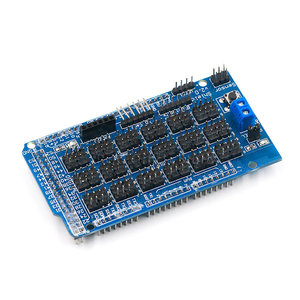 Sensor Shield para placa de prototipos compatible con Arduino Mega2560 con múltiples conectores y entradas analógicas - Product Image 2