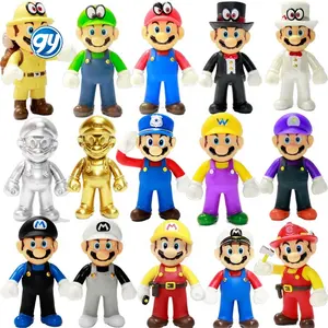 Figuras De LINDA Toy Spot Wholesale Various Designs Figure Toys Cartoon Model Dolls Product Game 3D Mario Action Anime Figures