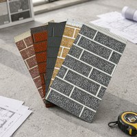 Panneau sandwich en métal ignifuge sculpté, mur extérieur moderne pour villa et maison préfabriquée, respectueux de l'environnement
