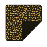 Couverture de réception pour bébé en bambou double couche personnalisée, motif Père Noël et rennes, cadeau de Noël, impression intégrale, couverture d'emmaillotage pour nourrisson