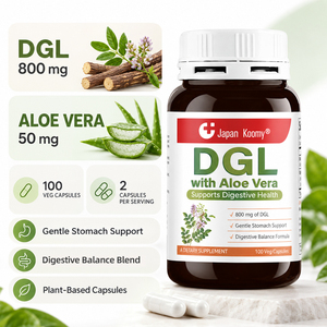 ส่วนผสมที่ปรับแต่งได้ Shecome DGL พร้อมแคปซูลว่านหางจระเข้ ช่วยเสริมสุขภาพทางเดินอาหารสำหรับผู้ใหญ่ ผลิตภัณฑ์เสริมอาหาร DGL - Product Image 6