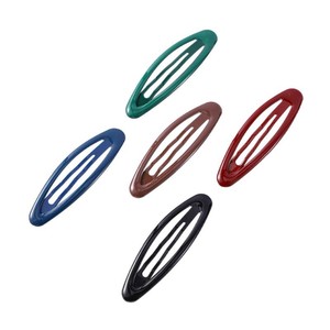 Pince à cheveux ovale 12 cm en métal, pince BB pour usage quotidien, unisexe - Product Image 5