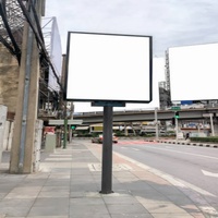 P5 Smart LED écran d'affichage étanche publicité extérieure lampadaire Android lampadaires intelligents poste utilisé pour