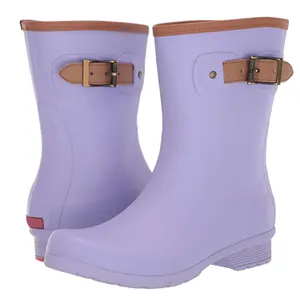 Fashion Trend Women's Wholesale Ladies Rubber wellies waterproof outdoor Rain Boots