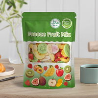 Ycoyco 50g Mélange de fruits lyophilisés Fruits lyophilisés mélangés Fruits lyophilisés croustillants Mélangés