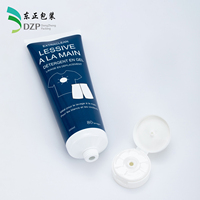 Tubes cosmétiques vides 60 mm avec bouchon à clapet en PE, surface brillante personnalisée, pour crème contour des yeux et lotion de soin, vente en gros directe usine