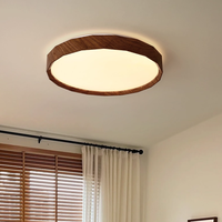 Plafonnier LED en acrylique à montage en surface pour salon et chambre à coucher, design minimaliste moderne, interrupteur rond, éclairage intelligent pour la maison