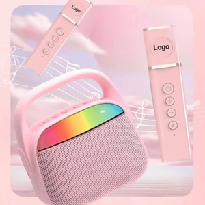 Çocuklar Karaoke Makinesi Hikaye Oynatıcı Erken Eğitim Oyuncak Hoparlör Taşınabilir Çift Kablosuz Mikrofonlar Çocuk için Müzik Hediyesi - Product Image 2