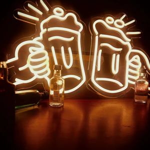 Nuovo arrivo personalizzato 3D Neon LED 'cavallo' lettera segno grafica arcobaleno per ufficio Bar decorazione di nozze Food Store pubblicità - Product Image 3