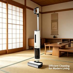 Aspiradora Inalámbrica Autolimpiante para Limpieza en Seco y Húmedo, Mopa con Succión Automática de 35 Minutos, Electrodoméstico Inteligente para Hogar, Alfombras y Pisos - Product Image 1