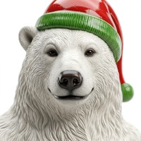 Statue d'ours en résine personnalisée avec éclairage LED, grande sculpture pour parc à thème d'Halloween, accessoire photo, cadeau d'entreprise