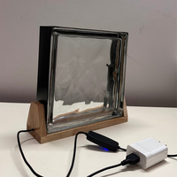 Blocs de verre creux dépoli de couleur pour une utilisation extérieure de cuisine Tenir des décorations de lumières LED créer une atmosphère romantique chaleureuse