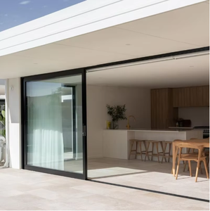 Puerta Corredera de Vidrio para Patio, de Aluminio con Rotura de Puente Térmico, Certificada por NFRC, Estándar Americano, Moderna, Doble, para Hotel o Jardín, Marca DEEZON - Product Image 2