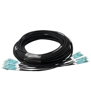 Ftth Outdoor Multimode 8 Core 5.0mm Armor Fiber Patch Cord Sc/Lc/St/Fc Tpu Armored Optical Cable