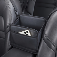 Sac de rangement pliable en cuir pour siège de voiture, organisateur de voiture lavable à grande capacité, accessoires universels pour voiture