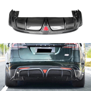 Diffusore Posteriore in Fibra di Carbonio di Alta Qualità per <span class=keywords><strong>Tesla</strong></span> <span class=keywords><strong>Model</strong></span> <span class=keywords><strong>X</strong></span>, Finitura Esterna per Paraurti Posteriore - Product Image 1