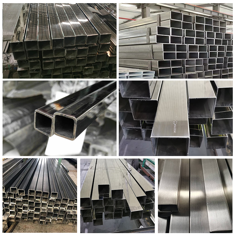 High Quality Stainless Steel Bizarre Tube 6mm Square Round Stainless Steel Pipe Tube