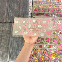5/10 pièces – Autocollants en cristal UV DTF à transfert à froid, fournis par l'usine, pour gobelets en verre de 16 oz, motifs personnalisés, décalcomanies pour gobelets