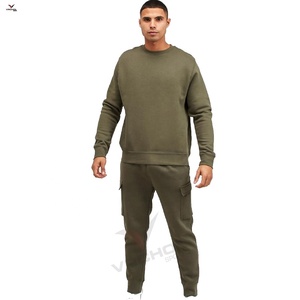 Survêtements unisexes à capuche coupe classique en polyester et coton, personnalisables, avec fermeture éclair, en molleton, pour l'hiver – Vente en gros - Product Image 1
