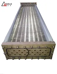 Radiateur industriel en acier inoxydable, SS316L, changeur de chaleur par débit croisé, bobine chauffante