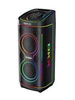 BKK Super Bass DJ Blue Tooth Haut-parleur intérieur et extérieur avec son puissant de 500W et boîte en bois au design novateur à l'intérieur