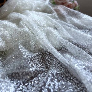 Tejidos de TUL decorados con tejidos en polvo brillantes tissu en poudre scintillant scintillant tissu tulle décoratif - Product Image 6