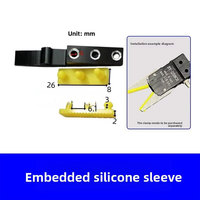 Aksesori Lengan Robot Penutup Silikon Penjepit Mini Nosel A/B/C/E CR04 Penutup Pelindung Bantalan Anti Gores