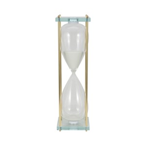 Timer a Clessidra in Vetro Decorativo per Casa, Ufficio, Scrivania, Soggiorno, Esposizione su Scaffale - Product Image 1