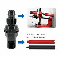 Adaptador Multifuncional para Brocas de Perforación DD-BU, Conector de Cambio Rápido de Acero al Carbono para Brocas de Diamante