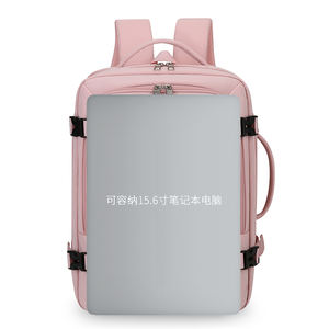 Mochila <span class=keywords><strong>de</strong></span> <span class=keywords><strong>Viaje</strong></span> Unisex Delgada con Diseño Geométrico Pastel, para Cabina <span class=keywords><strong>de</strong></span> Avión, para Portátil, <span class=keywords><strong>de</strong></span> Poliéster PU, <span class=keywords><strong>40x20x25</strong></span> cm - Product Image 3